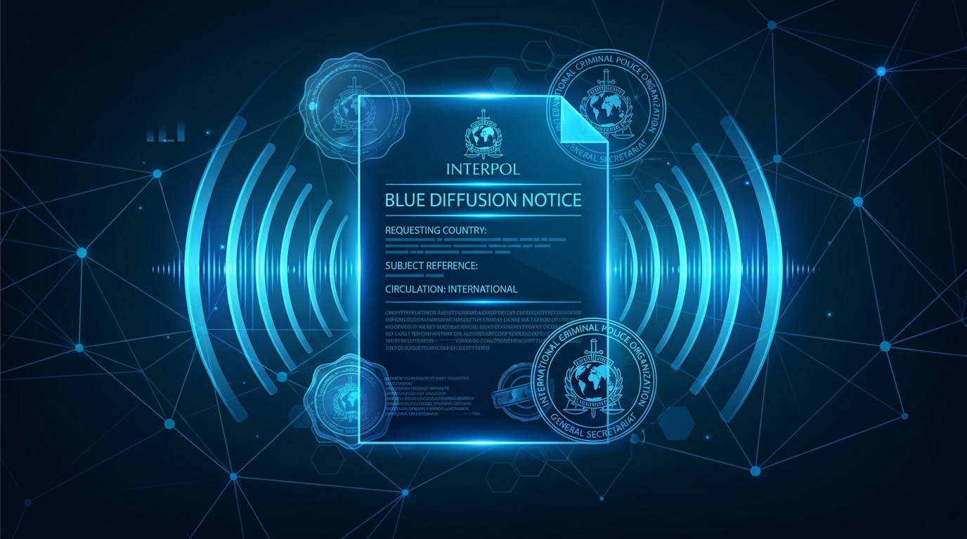 INTERPOL Diffuse Notice vs Red Notice comparison explained